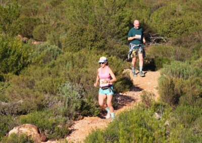 Runners on trails